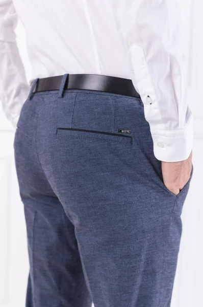 pantaloni Baltho-W | Slim Fit BOSS BLACK 	albastru	
